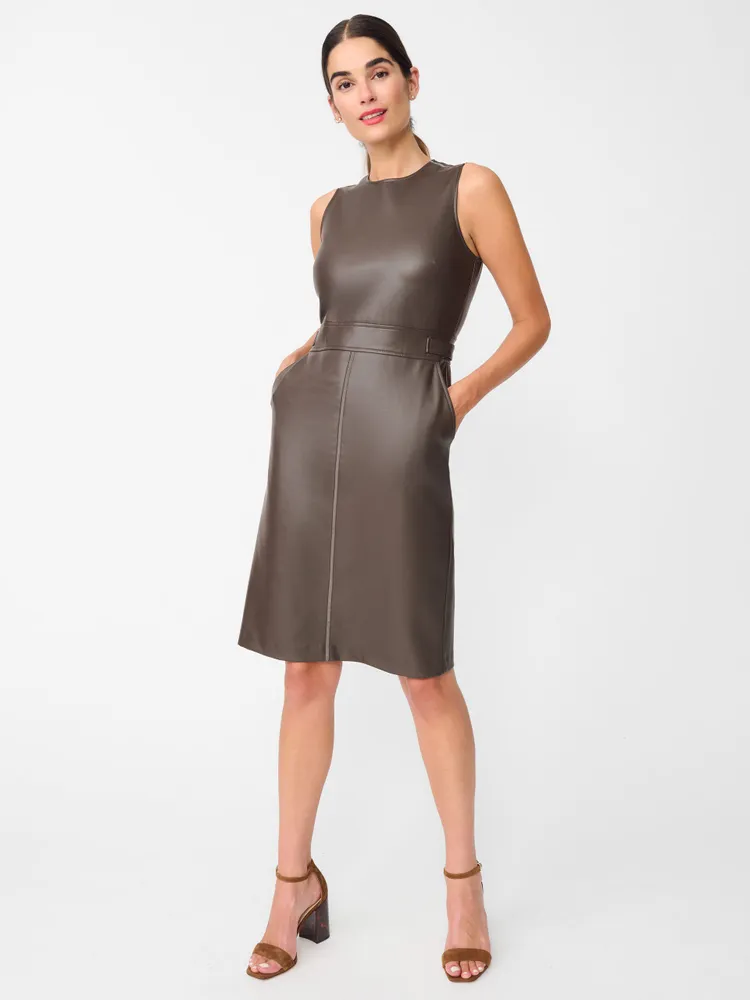 Effie Vegan Leather Dress