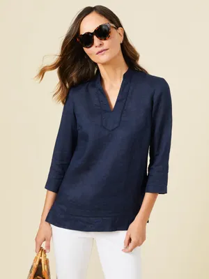 Faith Linen Blouse