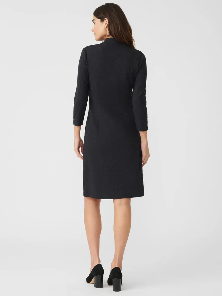 Ivana Dress Tulip Geo Jacquard