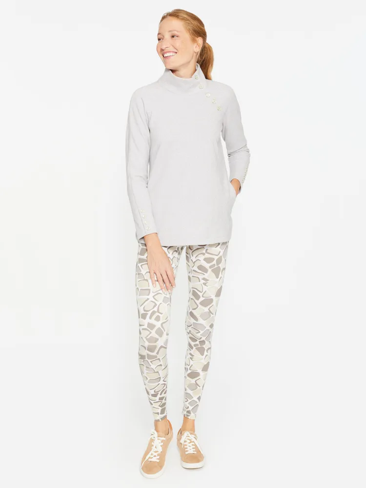 J. McLaughlin Libby Leggings Cobblestone Geo