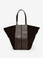 Maryam Suede & Leather Tote