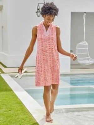 Joanna Dress in Westerly Weave Geo