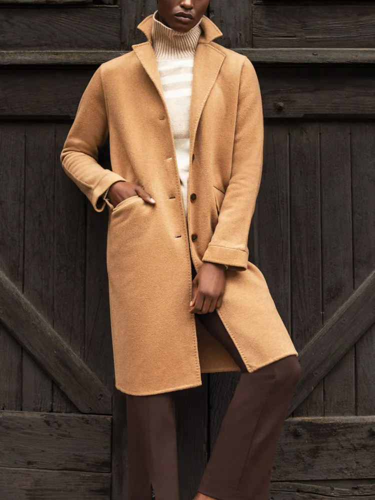 Heather Wool Coat