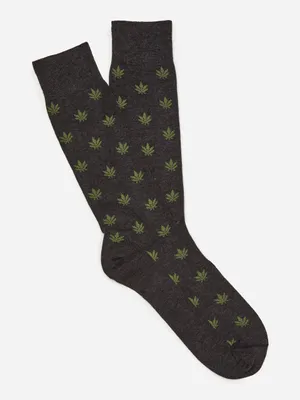 Socks in Marijuana Leaf