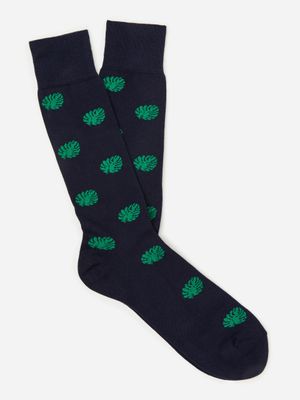 Socks in Monstera Leaf