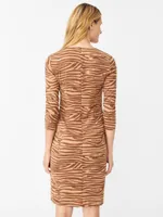 Sophia Dress Midi Bengal Row