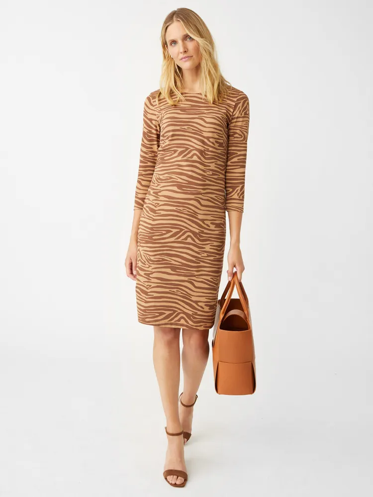 Sophia Dress Midi Bengal Row