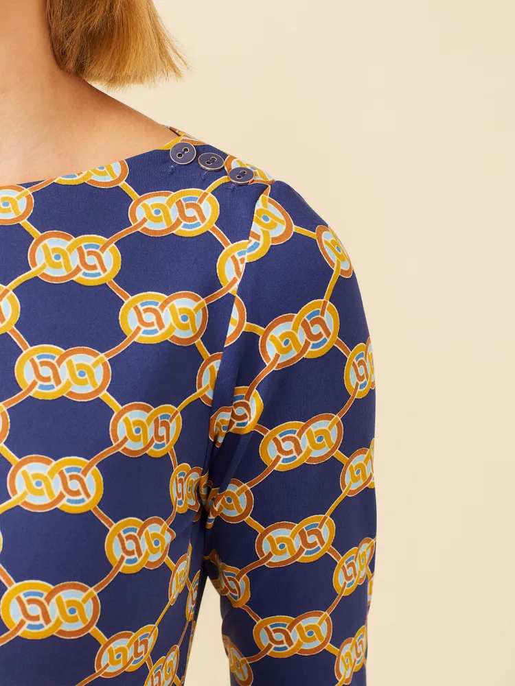 Wavesong Tee Midi Heraldic Knot