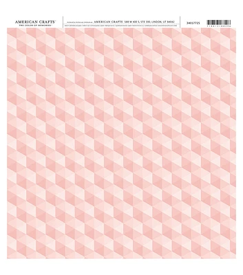 American Crafts Diagonal Diamonds Single Sheet