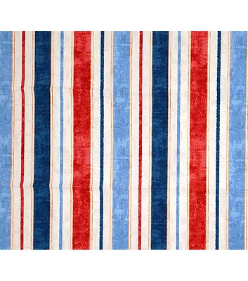 Red & White Striped Outdoor Fabric