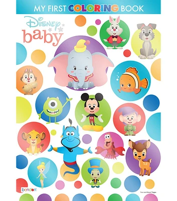 Bendon Disney Baby My 1st Coloring Book With Stickers