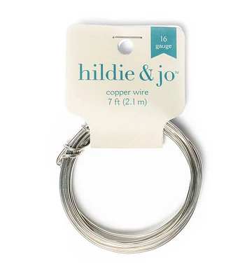 7' Silver Copper Wire by hildie & jo