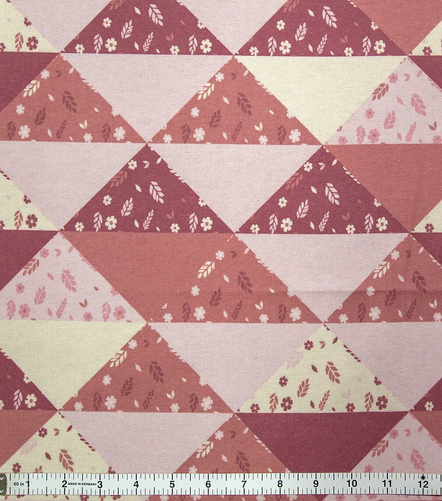 Super Snuggle Pretty Floral Block Flannel Fabric