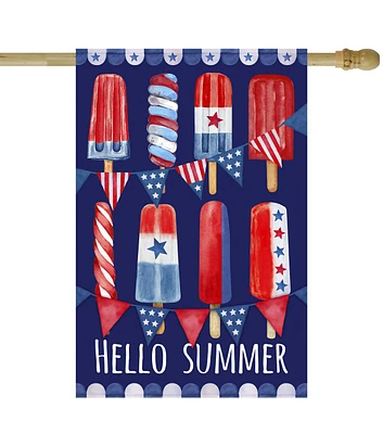 Northlight 28" x 40" Patriotic Popsicle Outdoor Garden Flag