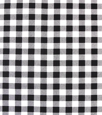 Black & White Buffalo Check Cotton Fabric by Keepsake Calico