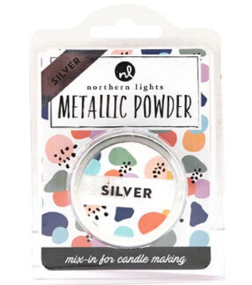 Northern Lights Candle Making Silver Metallic Powder