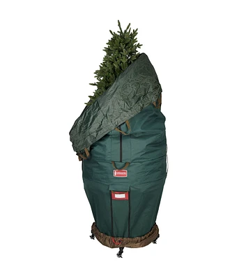 Treekeeper Large Girth Upright Tree Storage Bag With Rolling Tree Stand