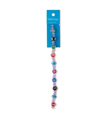 7" Mediterranean Seaside Crystalline Glass Bead Strand by hildie & jo