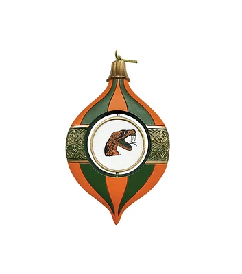 Santa's Workshop 5.5" FAMU Spinning Bulb Ornament