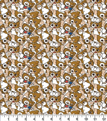 Gremlins Gizmo Stack Cotton Fabric