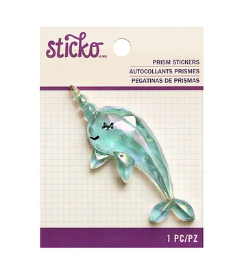 Sticko Narwhal Prism Stickers