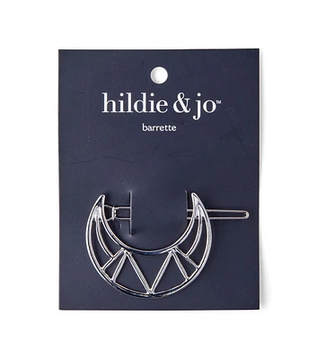 Silver Moon Barrette by hildie & jo