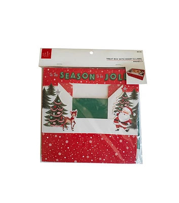 3ct Christmas Jolly Treat Boxes by STIR