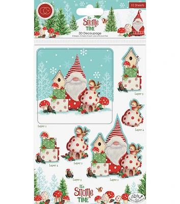 Craft Consortium 3D Decoupage & Topper Set It's Snome Time