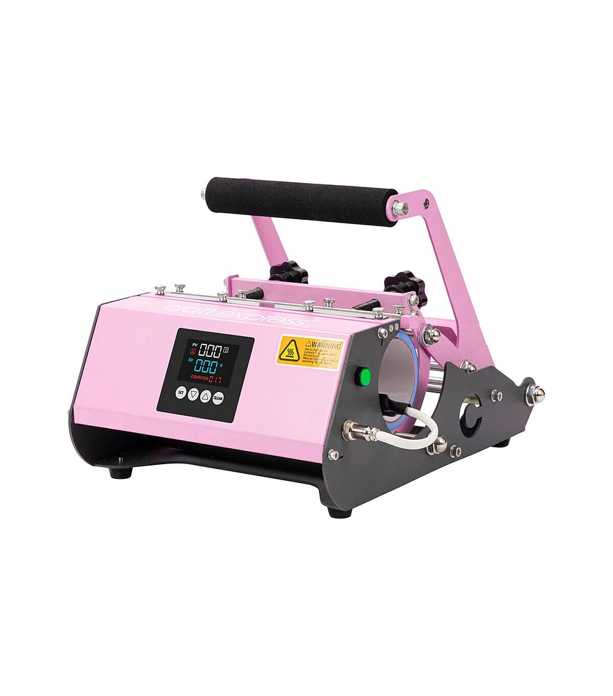 Craft Express Pink Elite Pro Tumbler Heat Press