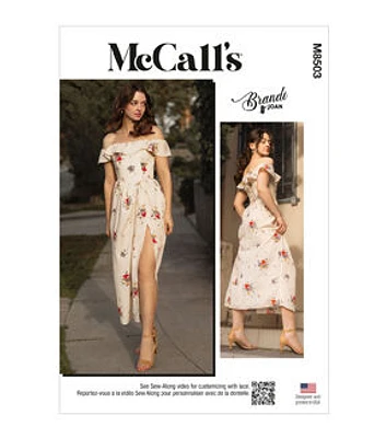 McCall's M8503H5 Misses Dress by Br&i Joan Sewing Pattern