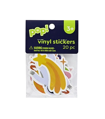 20pc Space Vinyl Stickers by POP!