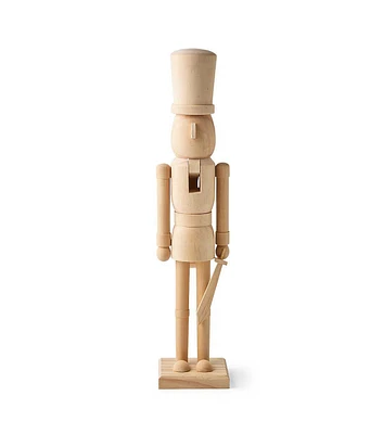 24" Christmas Unfinished Wood Nutcracker by Place & Time