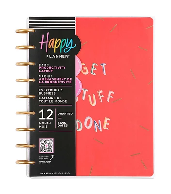 Happy Planner 12 Month Everybody's Business Classic Productivity Planner