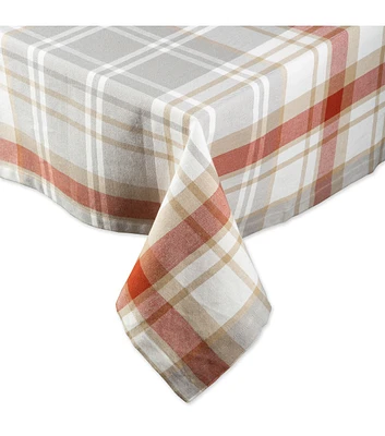 Design Imports Cozy Picnic Plaid 60" x 120" Tablecloth