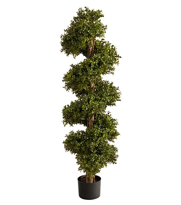 Nearly Natural 46in. Boxwood Spiral Topiary Artificial Tree