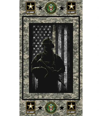 24" Military Cotton Panel Army