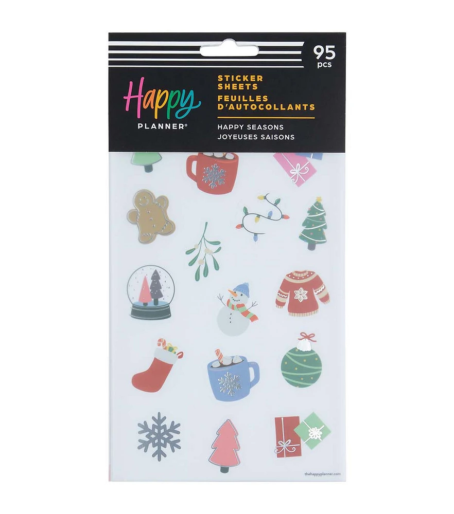 Happy Planner 95pc Happy Seasons 5 Sheet Sticker Pack