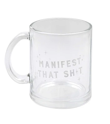 4" Halloween Glass Manifest That Sh*T Mug by Happy