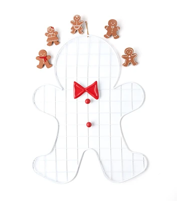 20" Christmas Gingerbread Man Card Holder by Place & Time