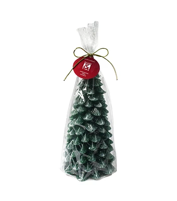 9" Green Christmas Tree Candle by Place & Time