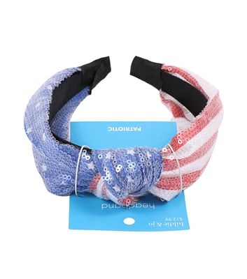 5" Patriotic Flag Knot Headband by hildie & jo