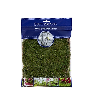 Super Moss 2oz Preserved Green Sheet Moss