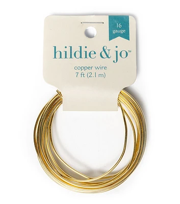 7' Gold Copper Wire by hildie & jo