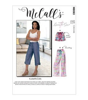 McCall's M8063 Size XS to 2XL Misses Skirt & Pants Sewing Pattern