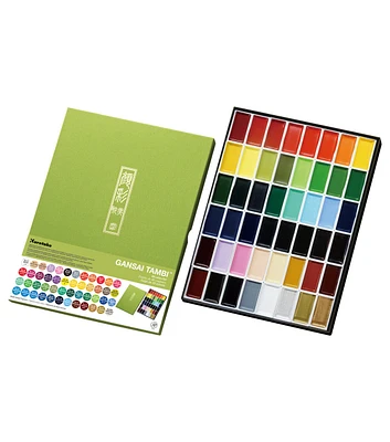 Kuretake Gansai Tambi Watercolor Set 48 Colors