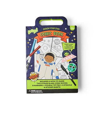 6 Sheet Space Design Your Own Story Activity Book by POP!