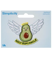 Simplicity 3" Holy Guacamole Iron On Patch