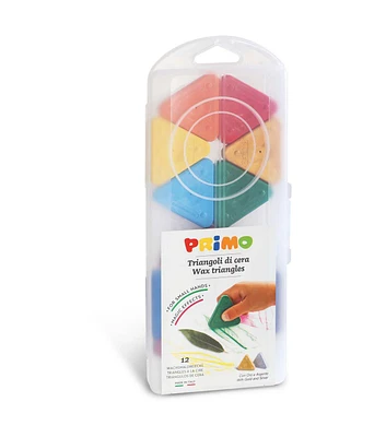 Primo 12ct Wax Triangle Crayons