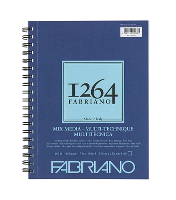 1264 Fabriano Mixed Media Pad 60 Sheet 7x10