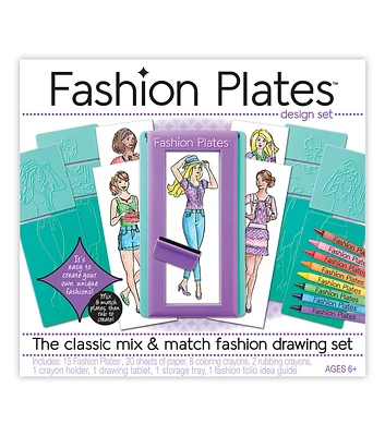 Kahootz 49pc Fashion Plates Drawing Kit